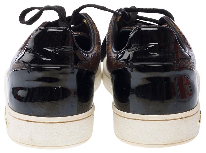 Scarpa LOUIS VUITTON FrontRow in Tela Marrone - 103244 - vista 10
