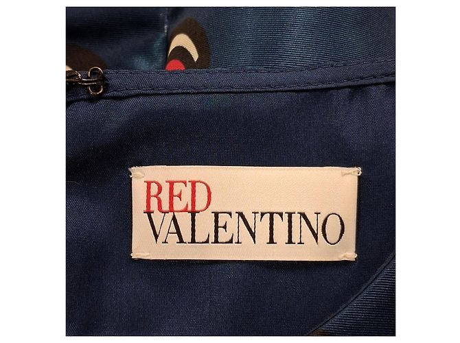 RED Valentino Mini-Kleid mit Blumenmuster aus mehrfarbigem Polyester Mehrfarben - Ansicht 3