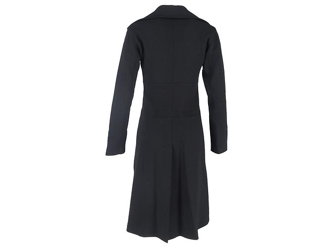 Abrigo de un solo botón con bolsillos en lana negra de Dolce & Gabbana Negro - vista 3