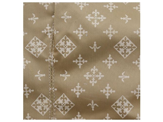 Autre Marque Borsa a Spalla in Nylon Fleur-de-lis Rame Verde Cachi - vista 9