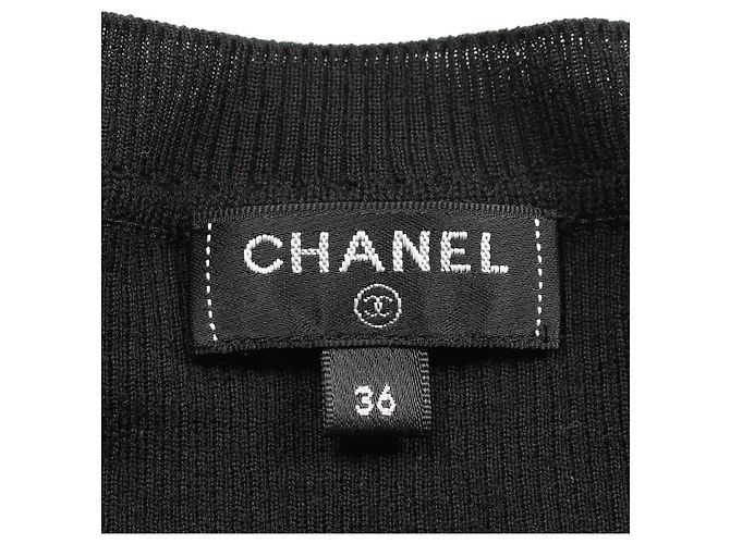 Timeless Chanel P62570K48045 Prenda de Punto de Lana Negro - vista 3