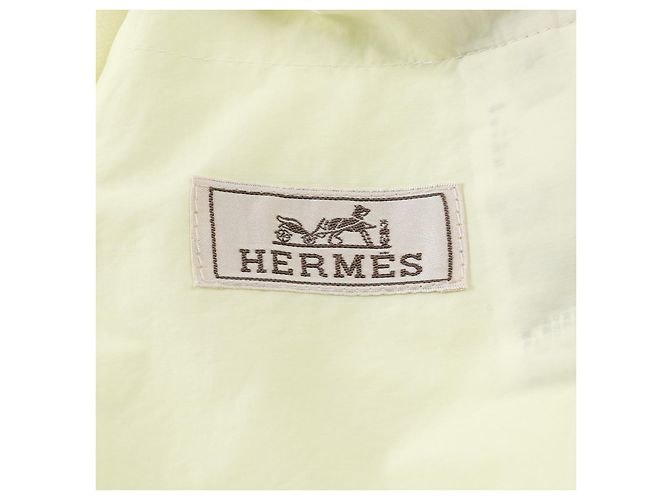 Giacca in Nylon Cotone Impermeabile Herbier di Hermès Verde - vista 3
