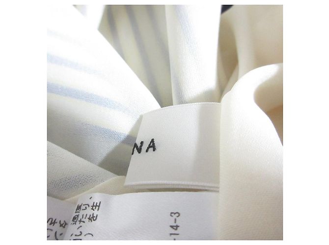 Autre Marque Falda de capas con fruncidos a rayas IENA Blanco - vista 5