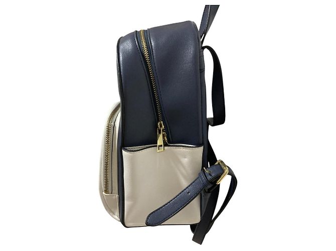 Autre Marque &chouette Bicolor Backpack White Blue Navy blue - view 3