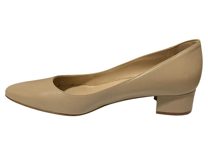 BB30 Leder Pumps von Manolo Blahnik Beige - Ansicht 6