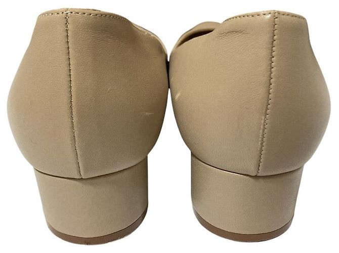 BB30 Leder Pumps von Manolo Blahnik Beige - Ansicht 7