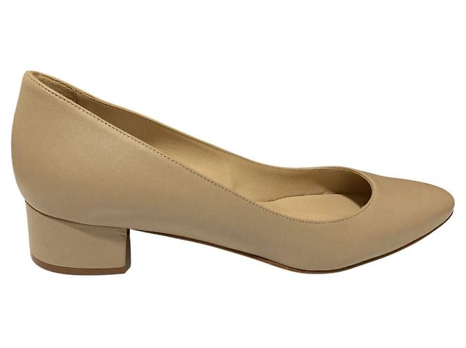 BB30 Leder Pumps von Manolo Blahnik Beige - Ansicht 8