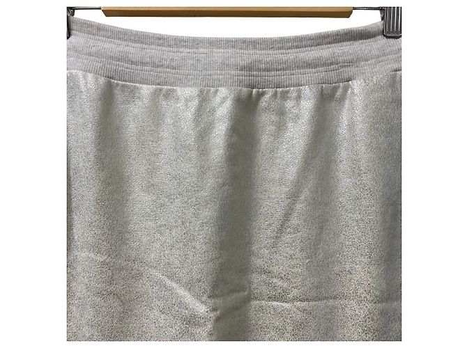 Autre Marque Falda recta de lame plateado PLAIN PEOPLE Plata Blanco - vista 2