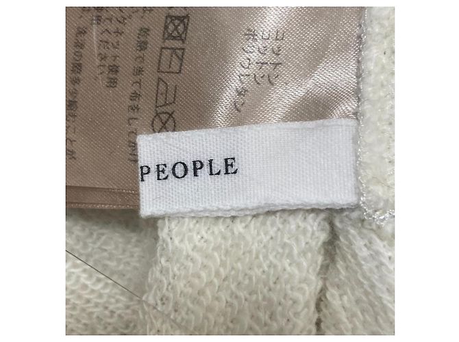 Autre Marque Falda recta de lame plateado PLAIN PEOPLE Plata Blanco - vista 7