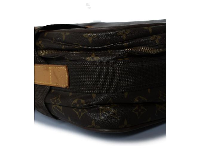 Maleta satelital de lona Monogram Louis Vuitton Castaño - vista 10