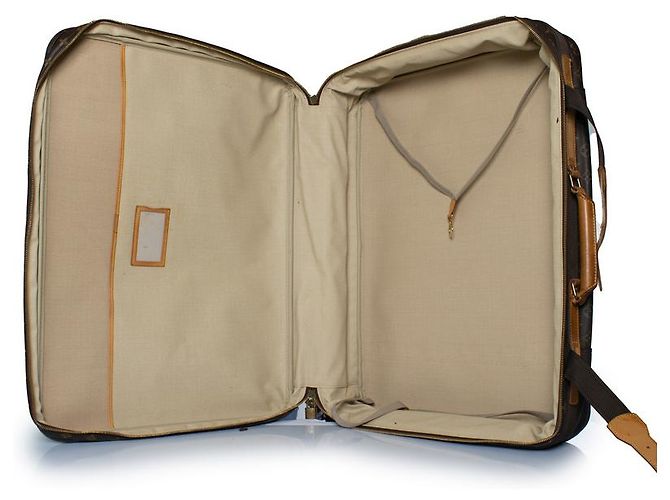 Maleta satelital de lona Monogram Louis Vuitton Castaño - vista 6