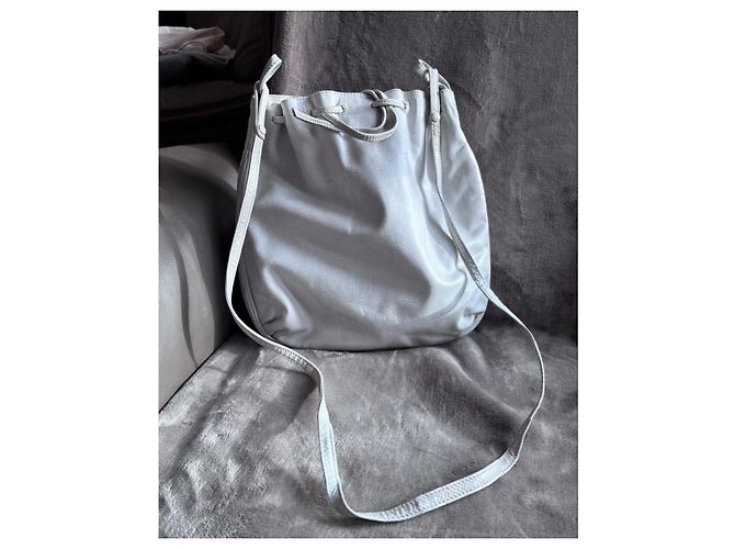 Borsa Bottega Veneta in pelle color crema - vista 12