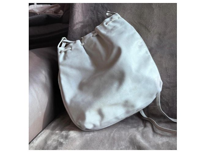 Borsa Bottega Veneta in pelle color crema - vista 13