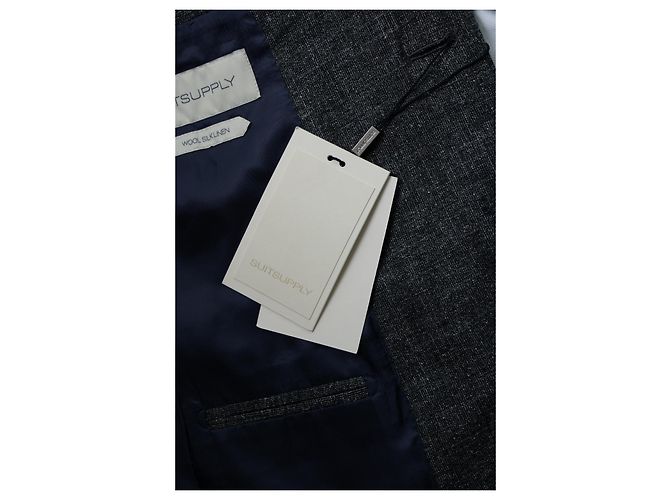 Autre Marque Suitsupply, traje gris Lazio de un solo botón - vista 8