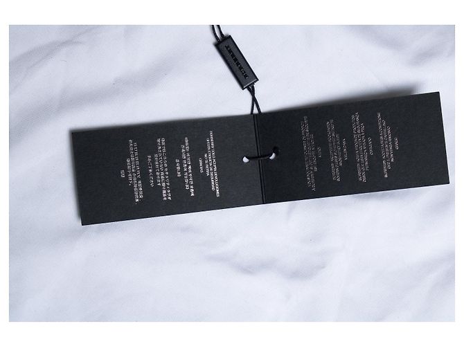 Burberry, sciarpa cravatta arancione - vista 5