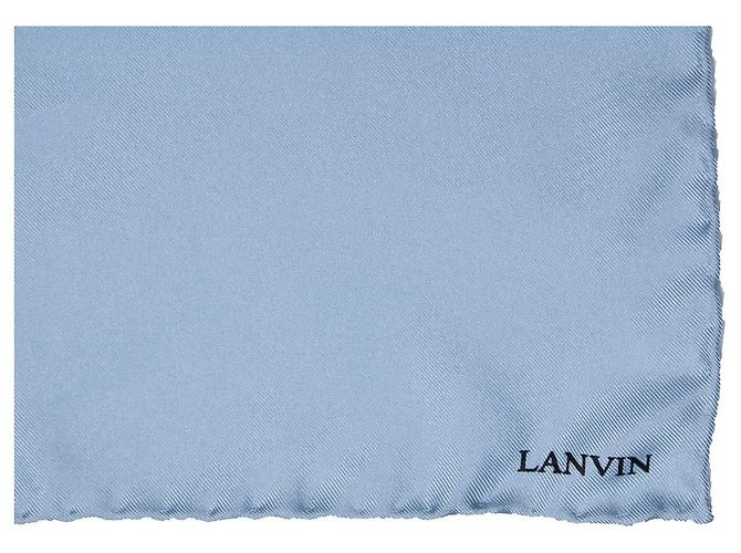 Lanvin, fazzoletto da taschino azzurro Blu - vista 3