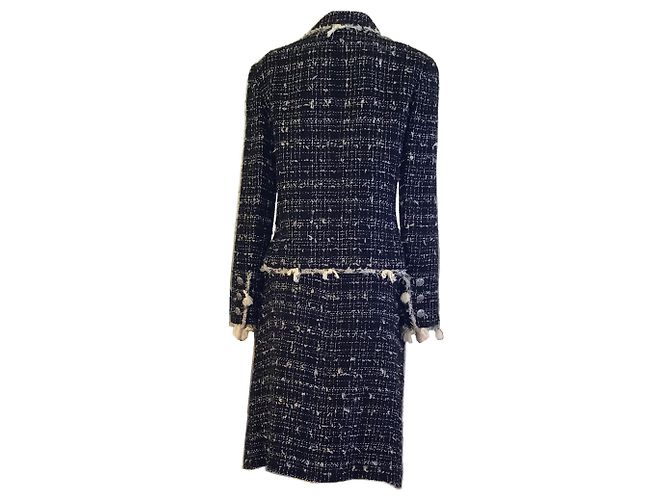 Gonna Chanel con giacca coordinata Nero - vista 14