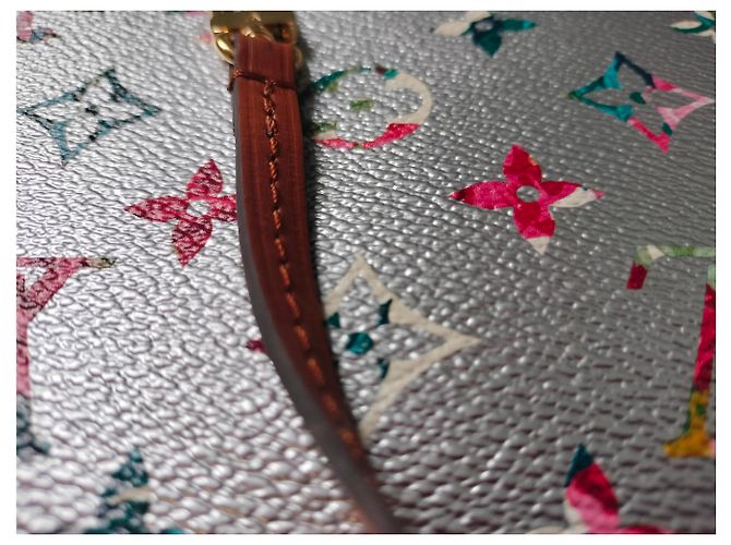 Louis Vuitton Pochette Neverfull Garden Argento - vista 11
