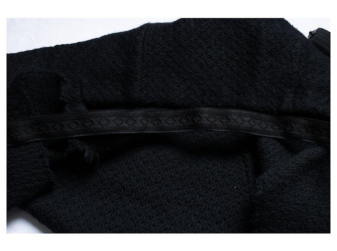 Falda envolvente de lana negra Isabel Marant Negro - vista 5