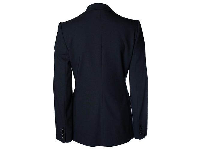 Dolce & Gabbana, blazer negro con cierre de velcro - vista 3