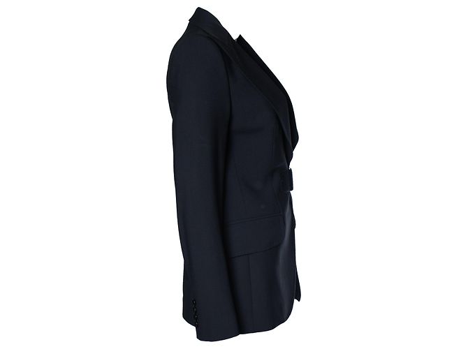 Dolce & Gabbana, blazer negro con cierre de velcro - vista 4