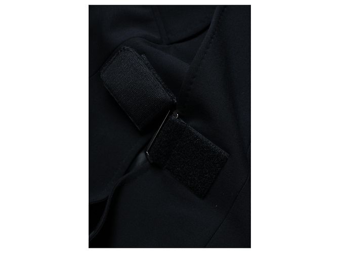 Dolce & Gabbana, blazer negro con cierre de velcro - vista 6