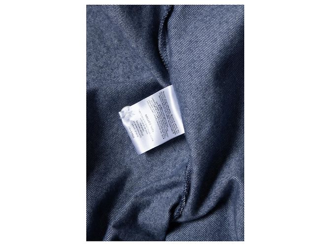 Autre Marque Sosue, camicia blu oversize con maniche a battente - vista 5