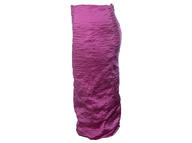 Saia midi rosa Barbie Carven - vista 2