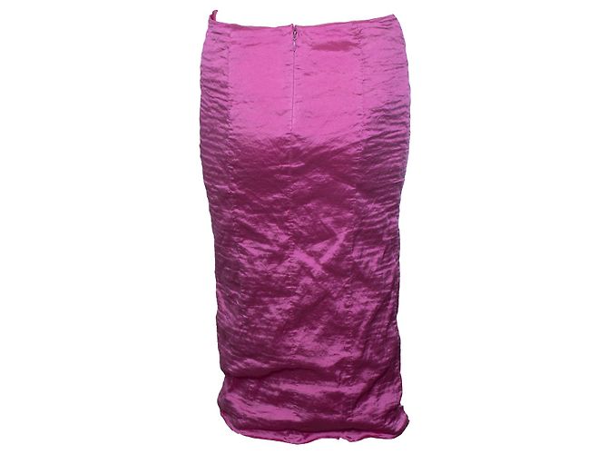 Saia midi rosa Barbie Carven - vista 3