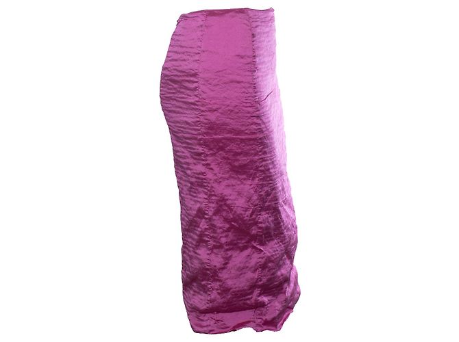 Saia midi rosa Barbie Carven - vista 4