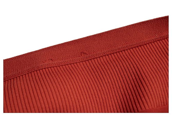 Falda midi roja Larry FW19 de Rick Owens - vista 6