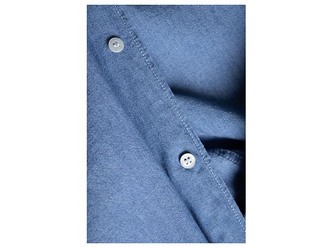 Aspesi, camicia in denim blu - vista 5