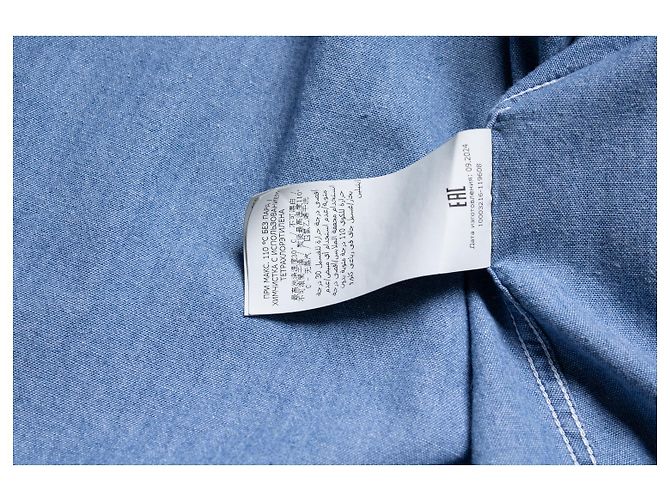 Aspesi, camicia in denim blu - vista 7