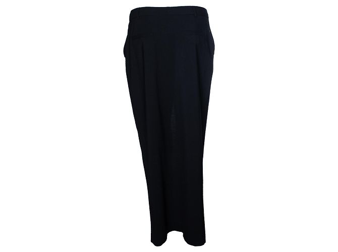 Autre Marque Falda maxi negra con alta abertura frontal (nude) Negro - vista 3