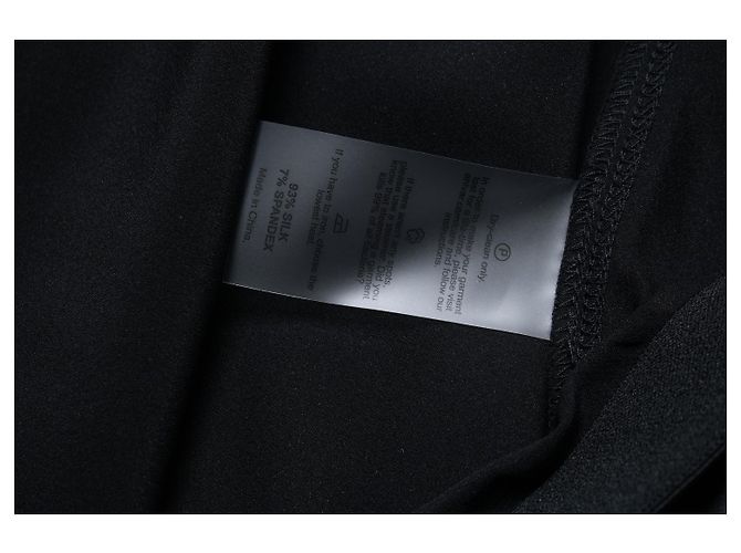 Autre Marque Falda midi de seda negra Ahlvar gallery Negro - vista 6