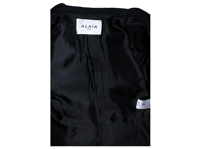 Alaïa Alaia, einreihiger Blazer in Schwarz - Ansicht 10