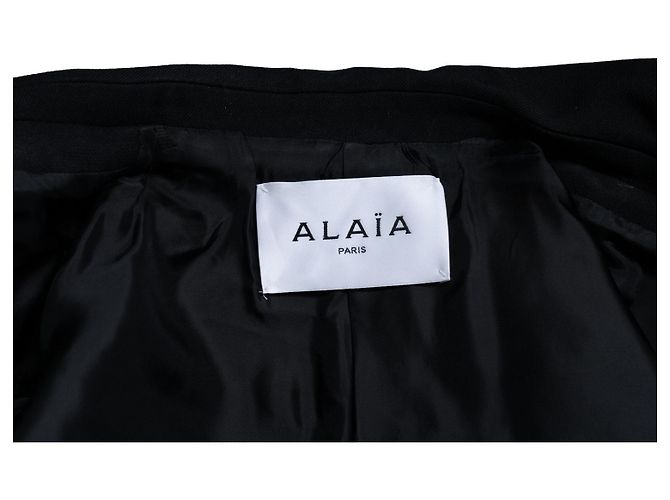 Alaïa Alaia, einreihiger Blazer in Schwarz - Ansicht 9