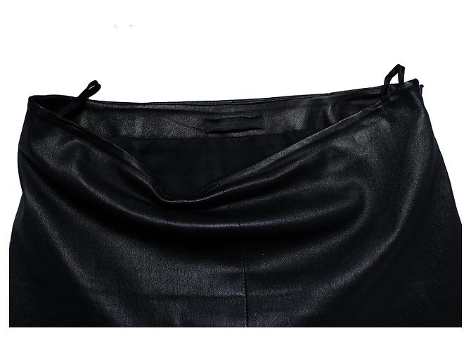 The Row, saia midi de couro com zíper Preto - Ansicht 7
