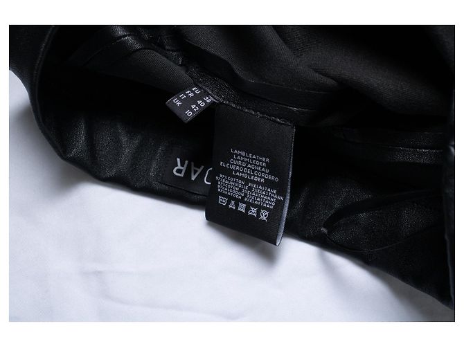 Autre Marque FALDA DE CUERO ELÁSTICA NEGRA STUDIO AR Negro - vista 8
