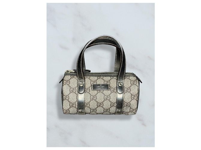 Borsa Boston Mini Gucci in tela monogramma - vista 2