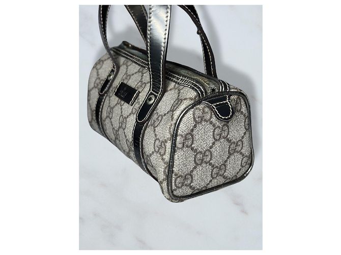 Borsa Boston Mini Gucci in tela monogramma - vista 4