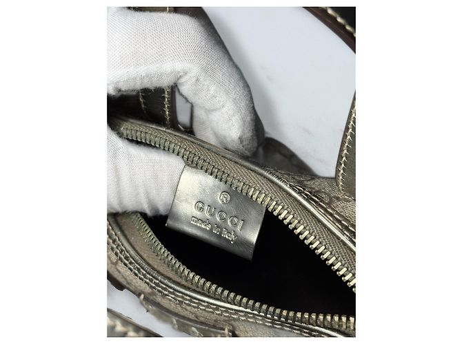 Borsa Boston Mini Gucci in tela monogramma - vista 7