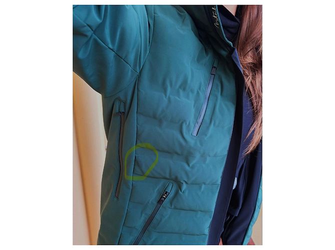 Autre Marque Veste de ski Aztech Mountain vert foncé - vue 12