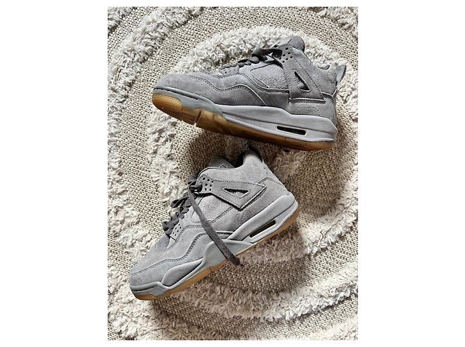 Autre Marque Sneakers Air Jordan 4 Retro KAWS Grigio - vista 10