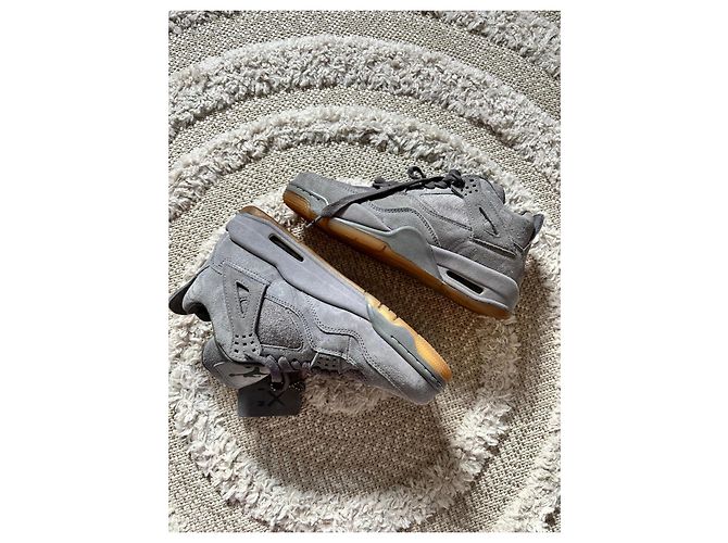 Autre Marque Sneakers Air Jordan 4 Retro KAWS Grigio - vista 7