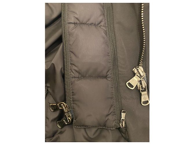 Moncler Trench coat, down jacket inside Navy blue - view 12