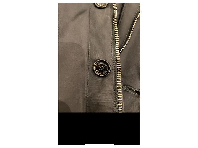 Moncler Trench coat, down jacket inside Navy blue - view 9