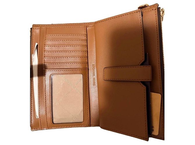 Portafoglio Michael Kors monogram marrone - vista 2