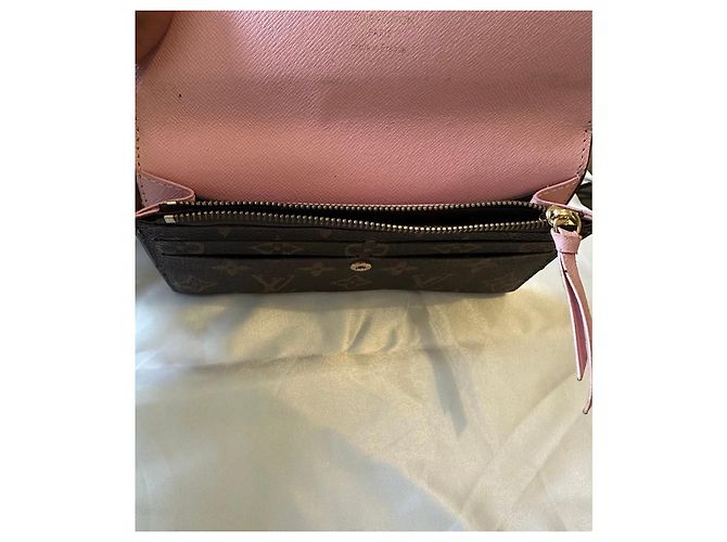Portafoglio Louis Vuitton Monogram Rosa Marrone - vista 8