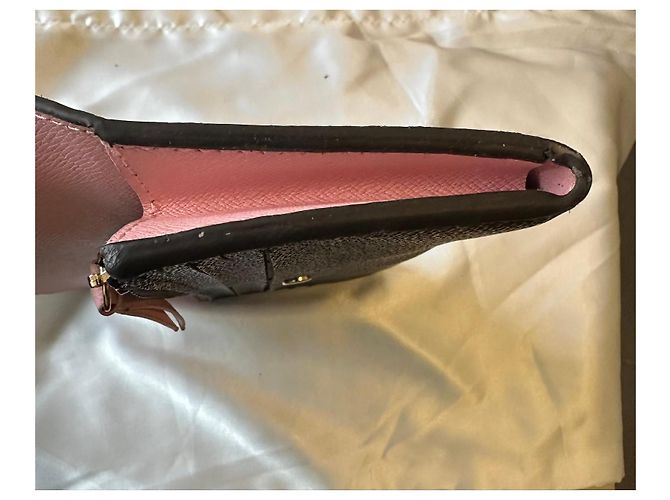 Portafoglio Louis Vuitton Monogram Rosa Marrone - vista 9